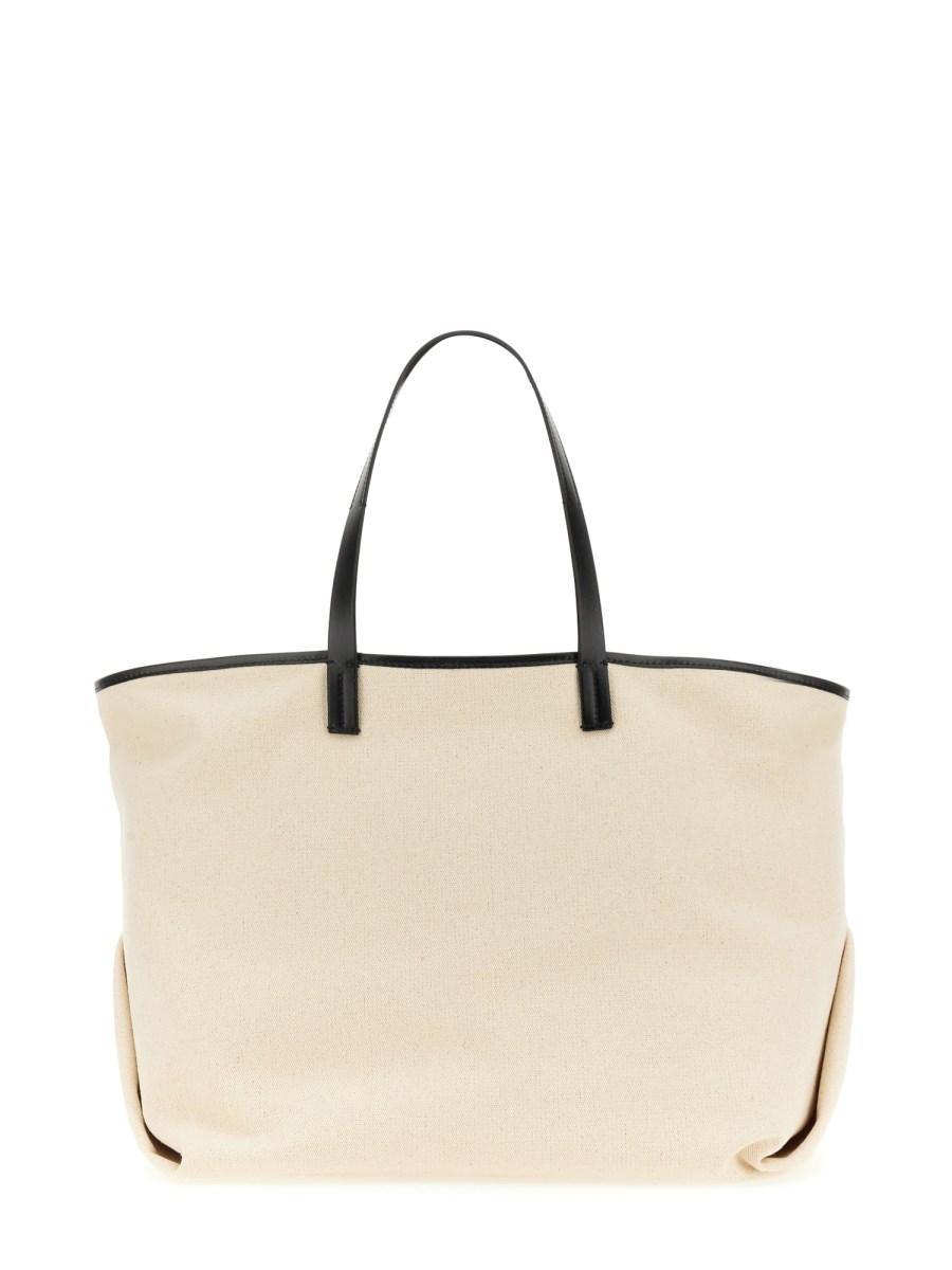 PALM ANGELS BORSA TOTE CON LOGO IN CANVAS