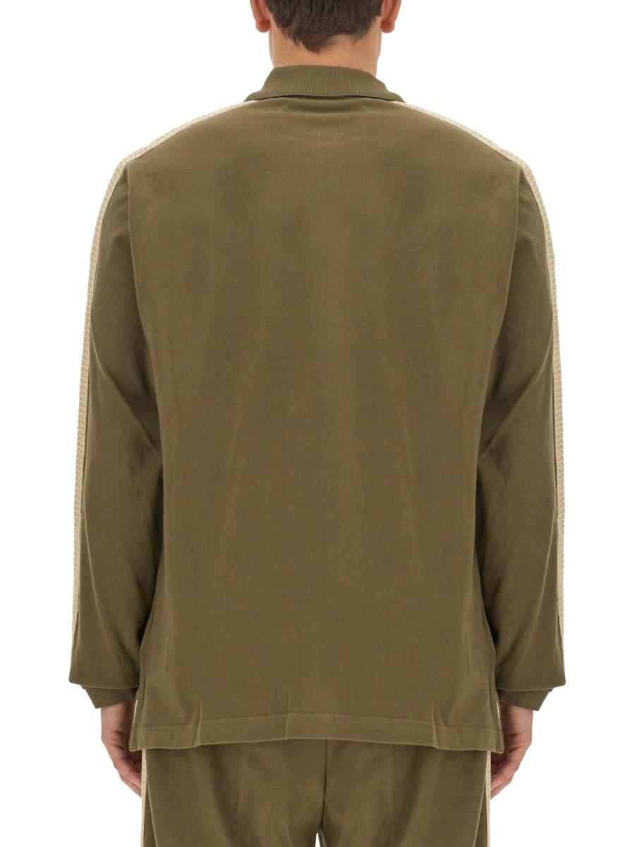 PALM ANGELS CAMICIA MONOGRAM IN TESSUTO TECNICO