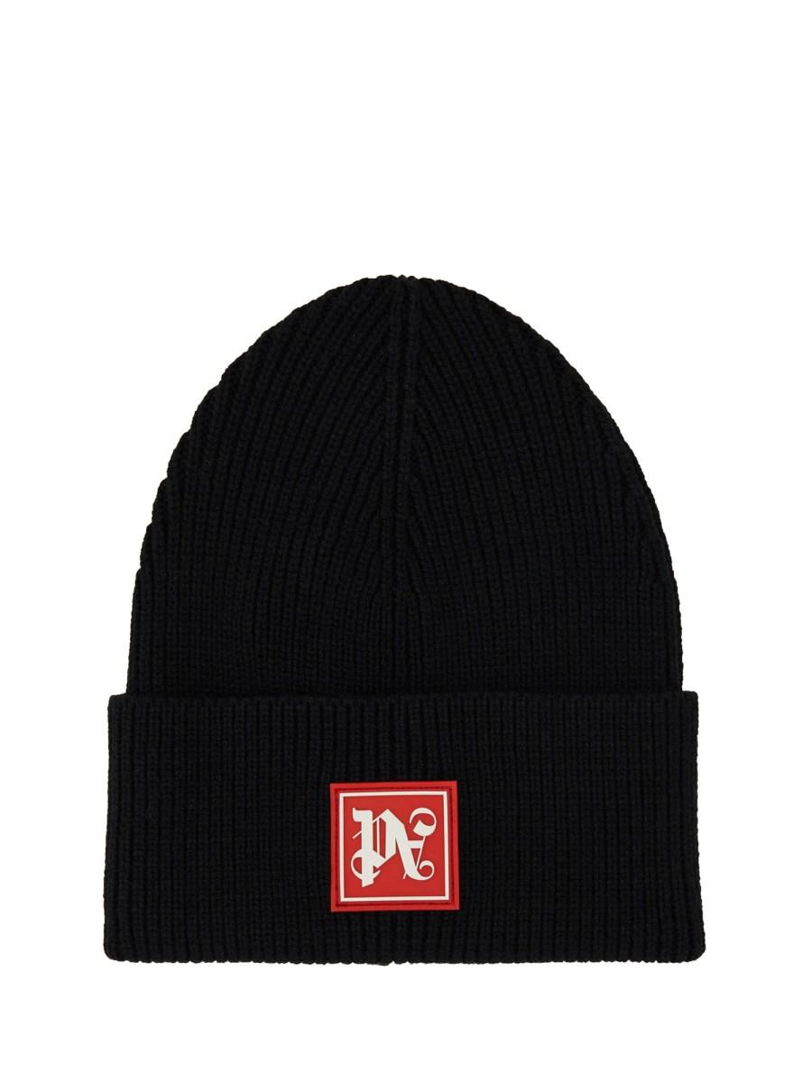 PALM ANGELS CAPPELLO BEANIE CON LOGO