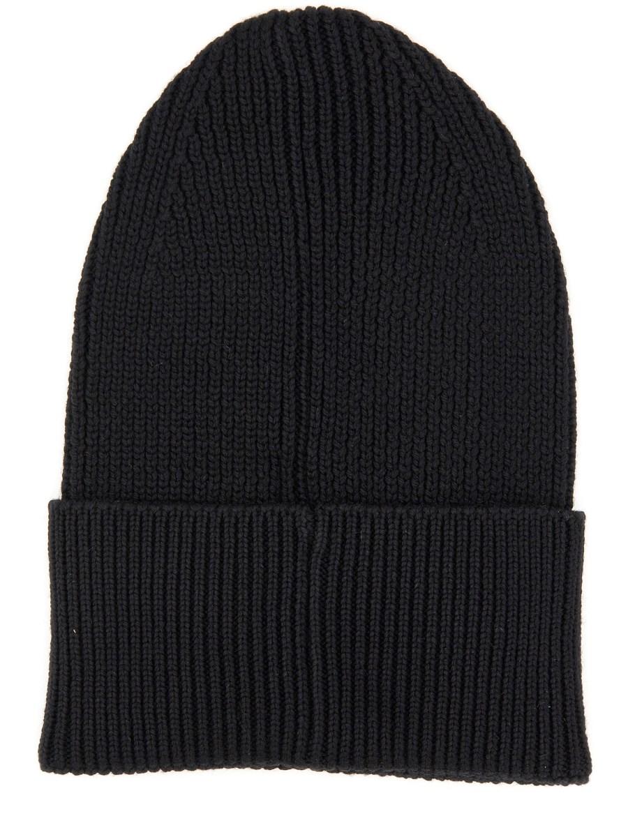 PALM ANGELS CAPPELLO BEANIE CON LOGO IN MISTO LANA