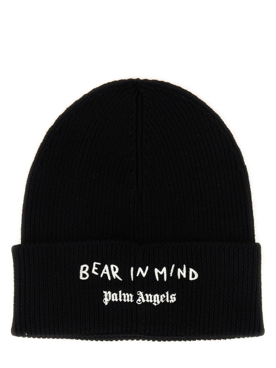 PALM ANGELS CAPPELLO BEANIE IN LANA