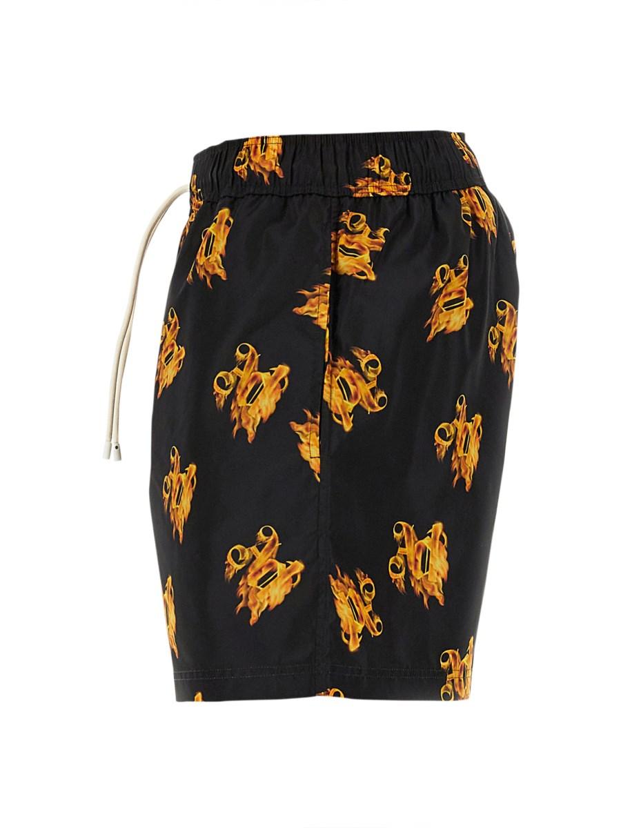PALM ANGELS COSTUME BOXER IN NYLON CON LOGO