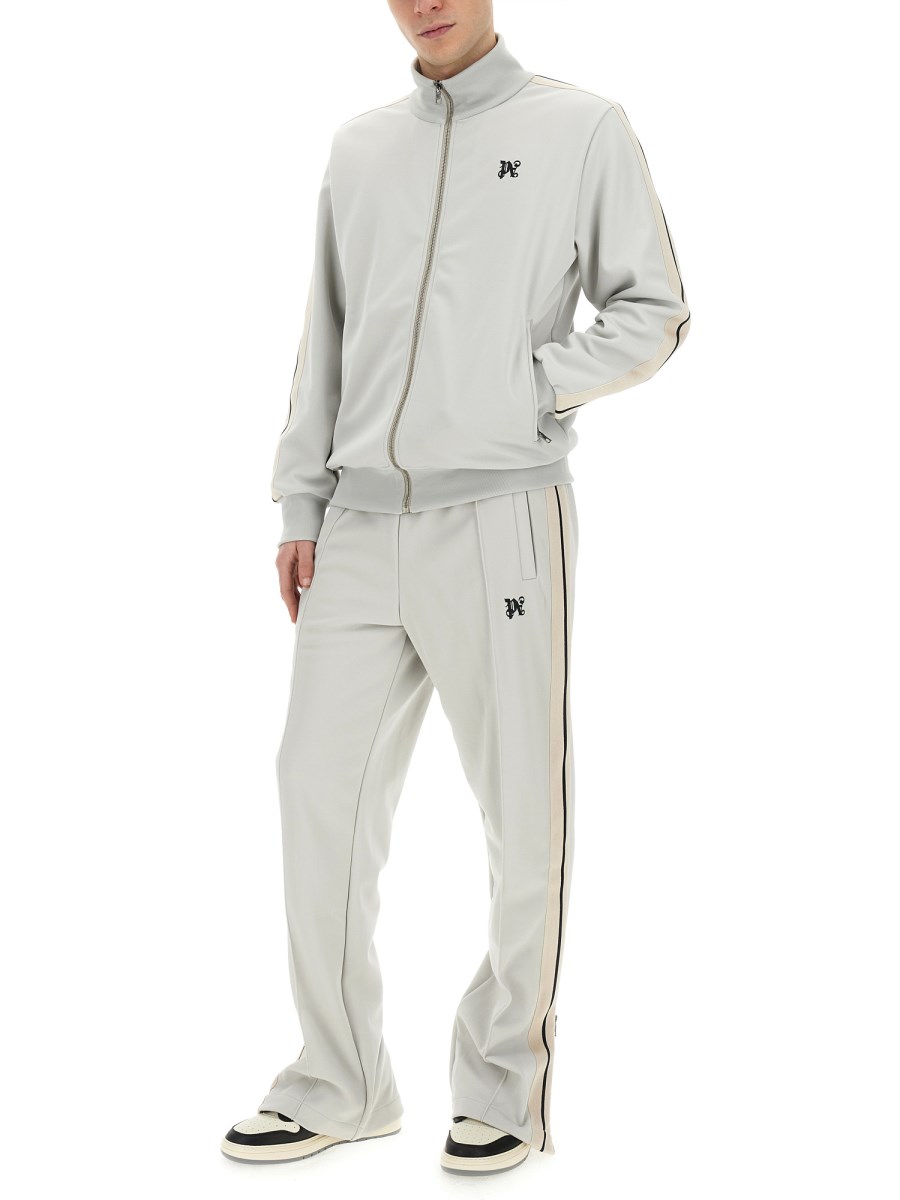 PALM ANGELS FELPA "MONOGRAM" IN TESSUTO TECNICO