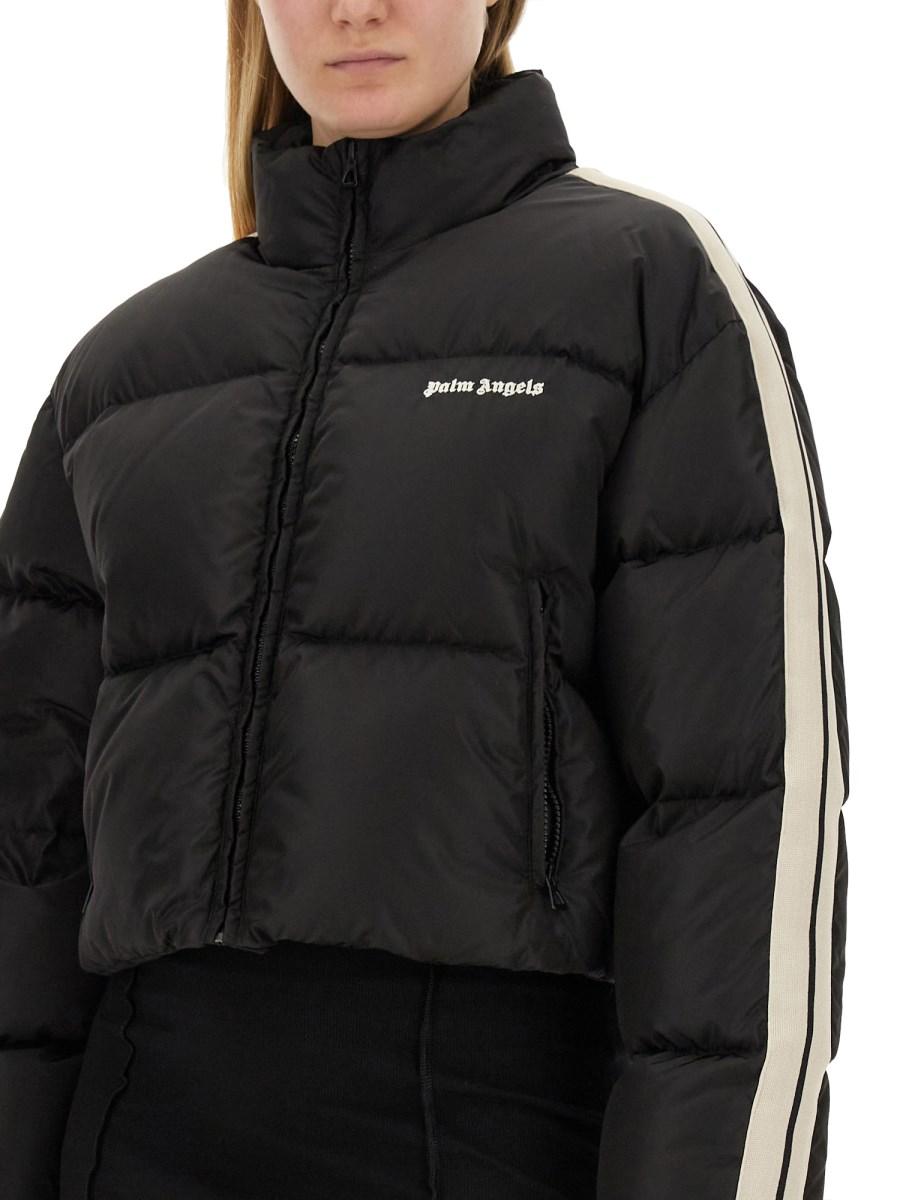 PALM ANGELS GIACCA IN NYLON CON LOGO