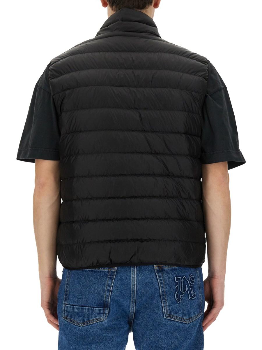 PALM ANGELS GILET IN NYLON CON LOGO