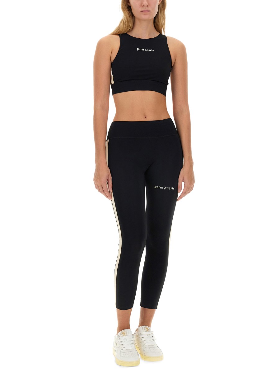 PALM ANGELS LEGGINGS CON LOGO