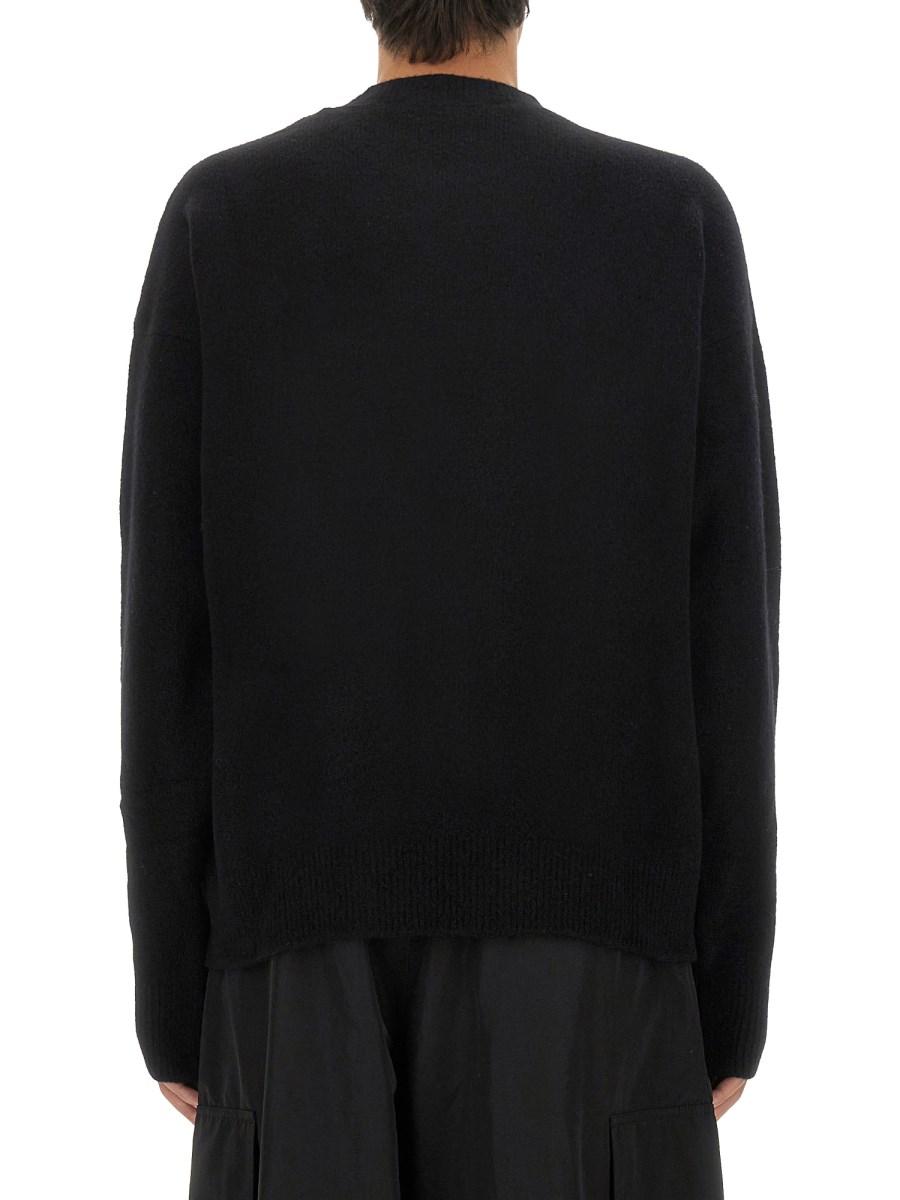 PALM ANGELS MAGLIA IN LANA MERINO CON LOGO
