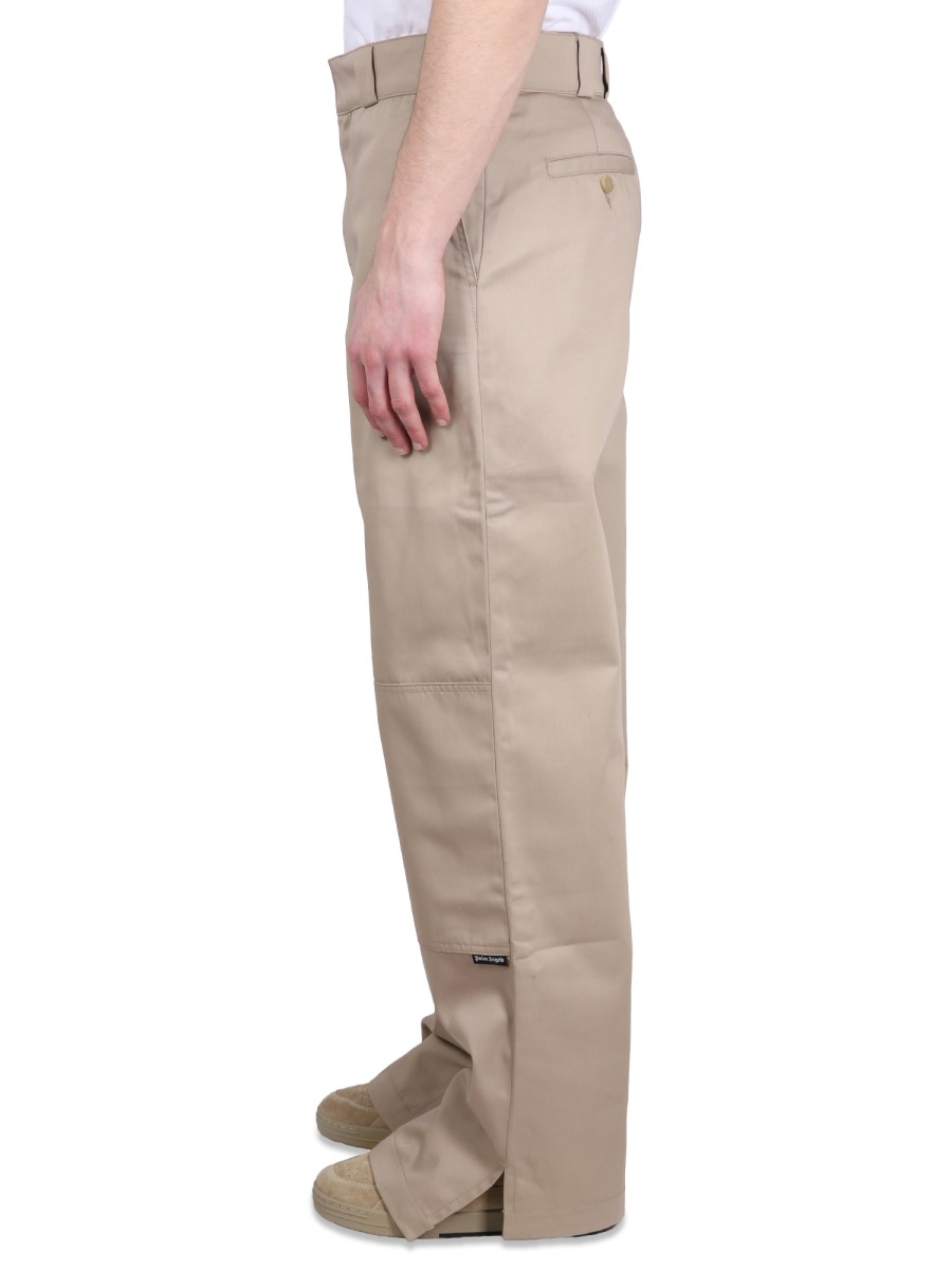 PALM ANGELS PANTALONE CHINO REVERSED WAISTBAND