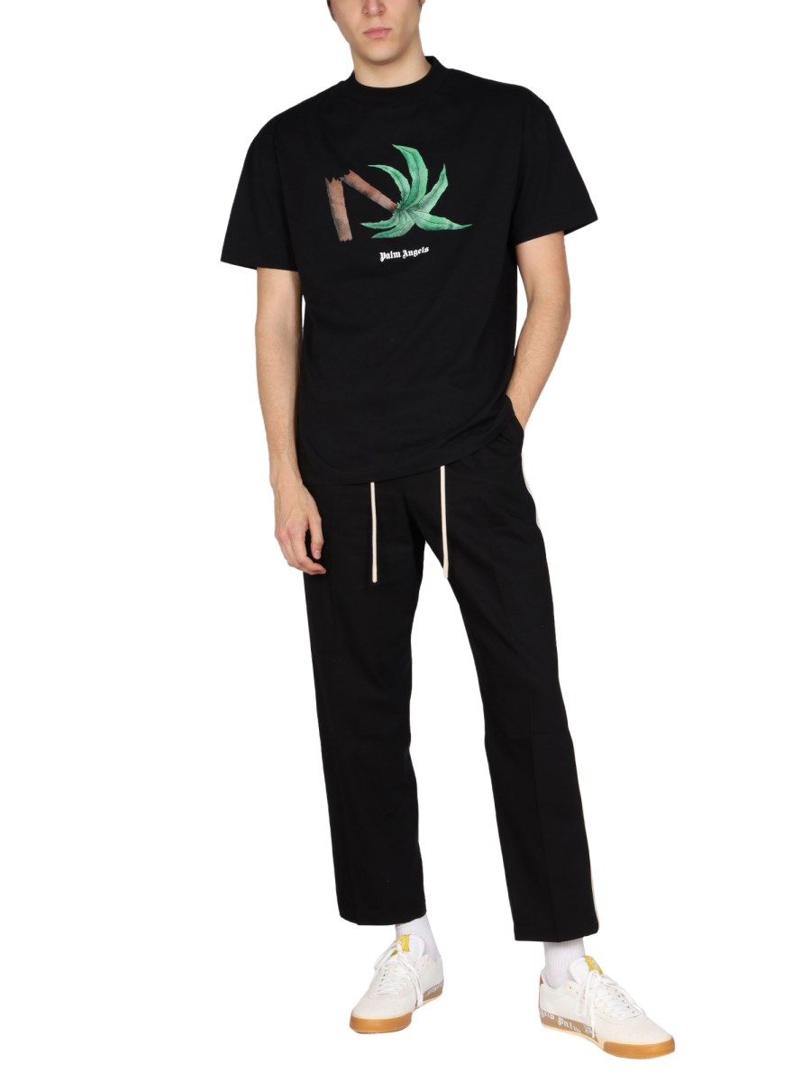 PALM ANGELS PANTALONE CON ELASTICO IN VITA
