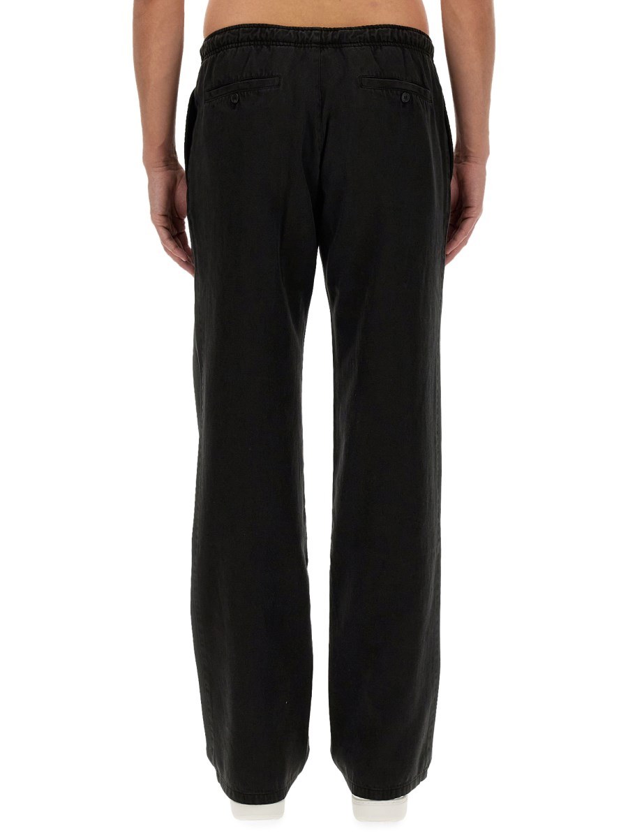 PALM ANGELS PANTALONE IN LYOCEL CON LOGO