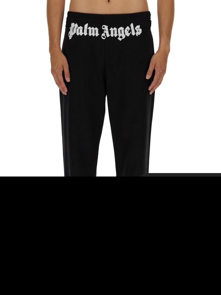 PALM ANGELS PANTALONE JOGGING CON LOGO