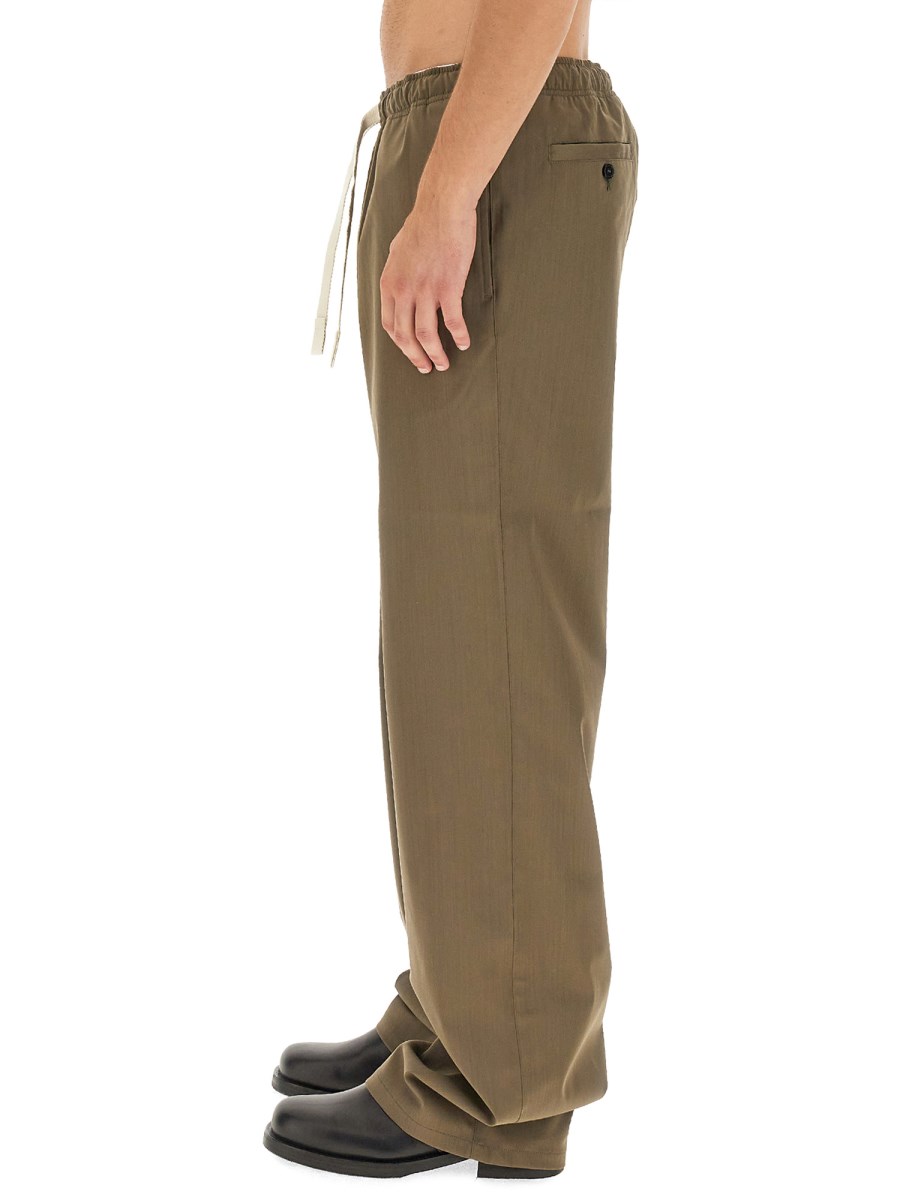 PALM ANGELS PANTALONE MONOGRAM IN TESSUTO TECNICO