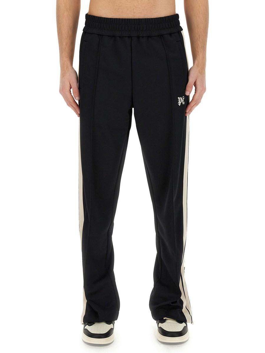 PALM ANGELS PANTALONE MONOGRAM IN TESSUTO TECNICO