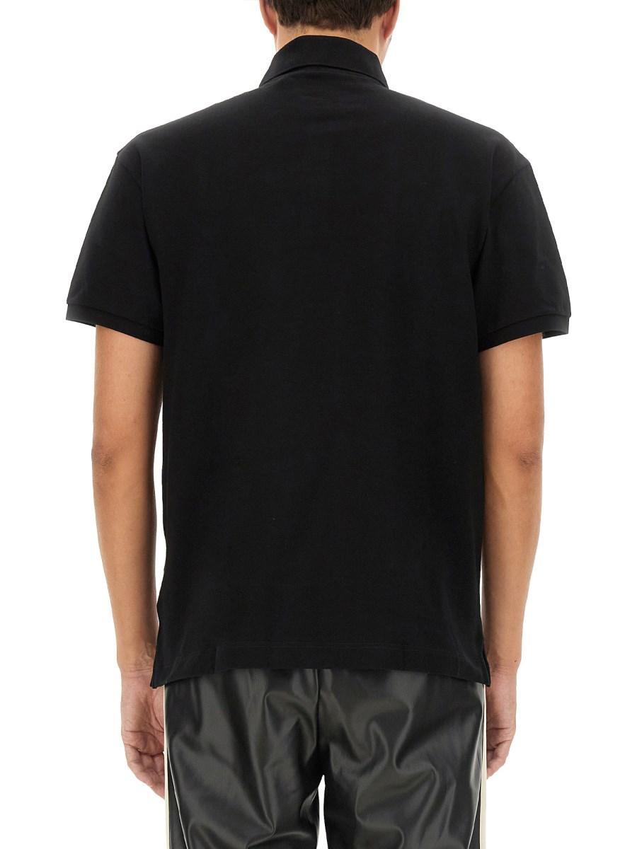 PALM ANGELS POLO IN COTONE CON LOGO
