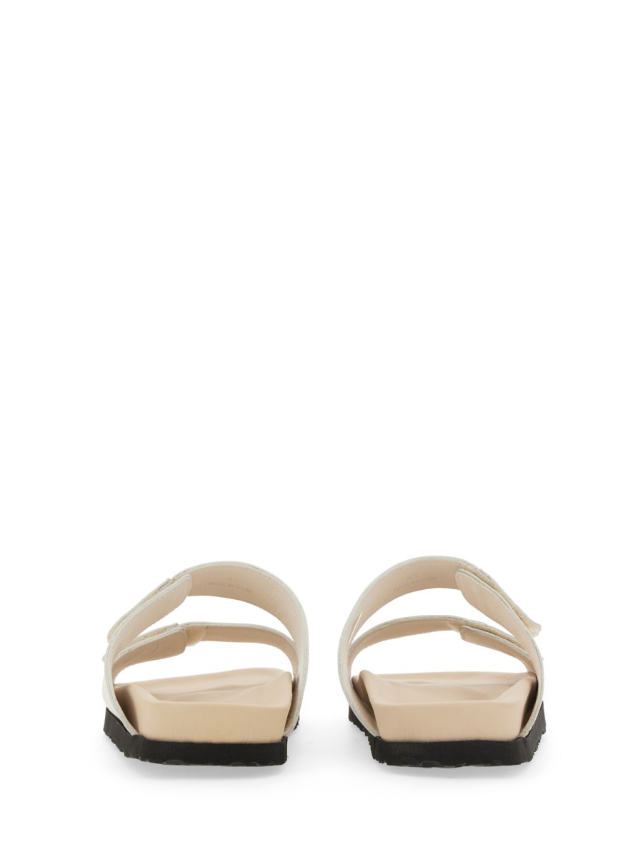 PALM ANGELS SANDALO IN PELLE CON LOGO