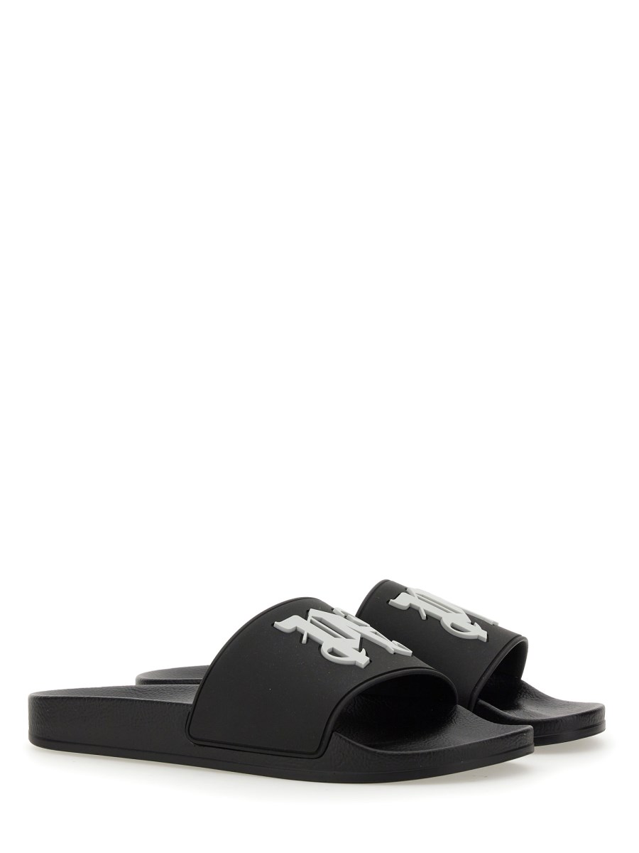 PALM ANGELS SANDALO SLIDE CON LOGO