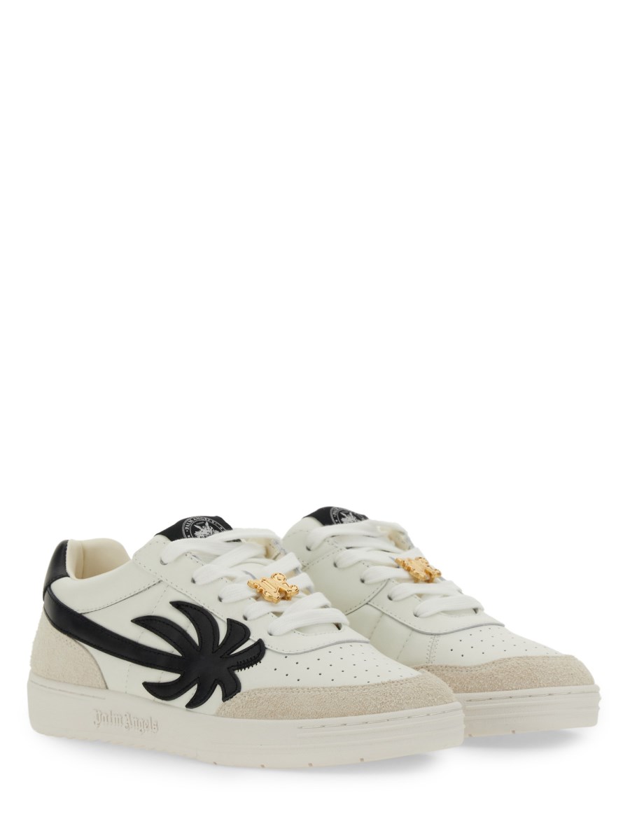 PALM ANGELS SNEAKER PALM BEACH IN PELLE
