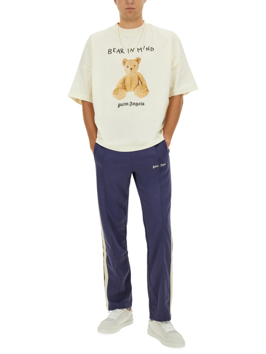 PALM ANGELS T-SHIRT "BEAR" IN COTONE