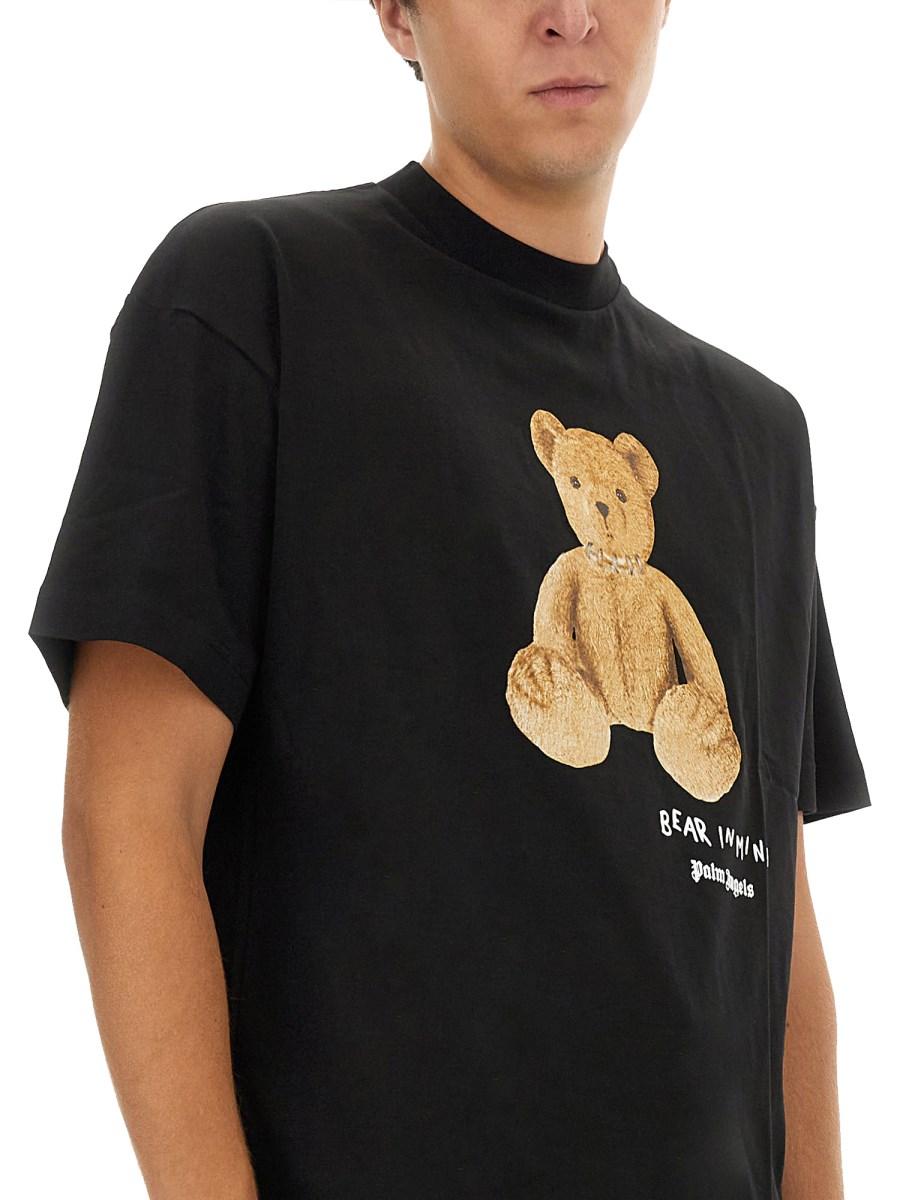 PALM ANGELS T-SHIRT "BEAR" IN COTONE