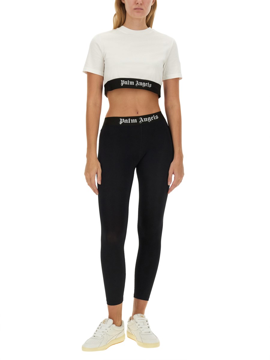 PALM ANGELS T-SHIRT CON LOGO