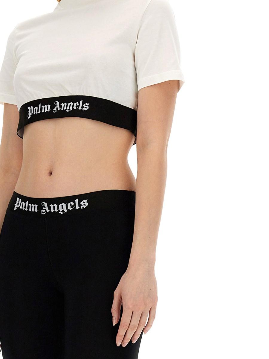 PALM ANGELS T-SHIRT CROPPED