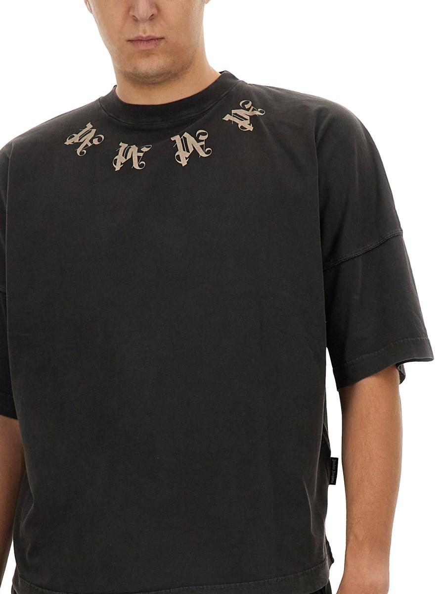 PALM ANGELS T-SHIRT IN COTONE