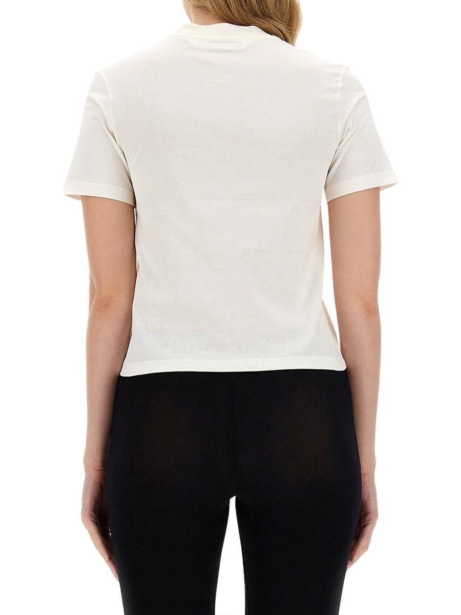 PALM ANGELS T-SHIRT IN JERSEY DI COTONE CON LOGO