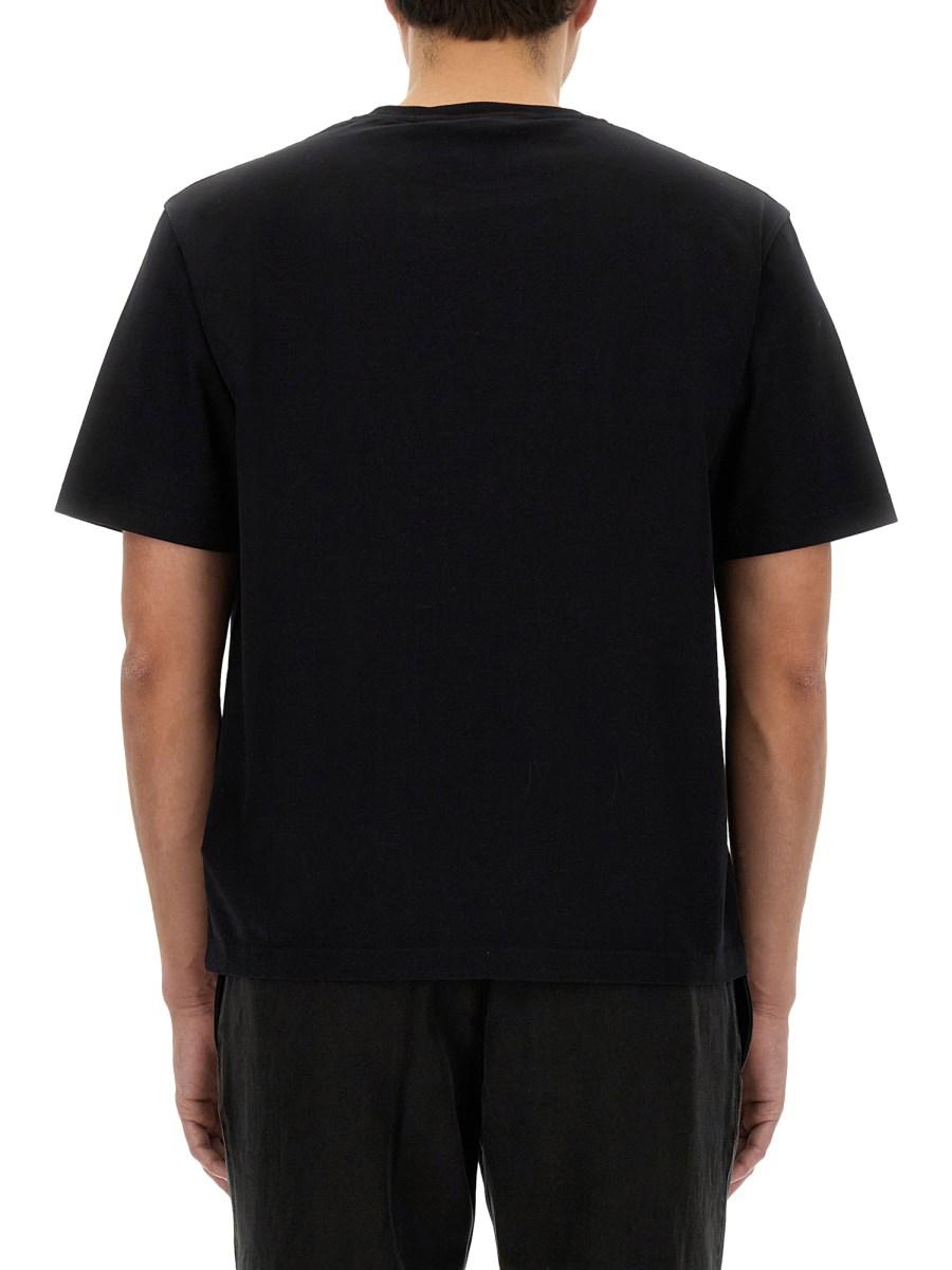 PALM ANGELS T-SHIRT SLIM FIT IN COTONE CON LOGO