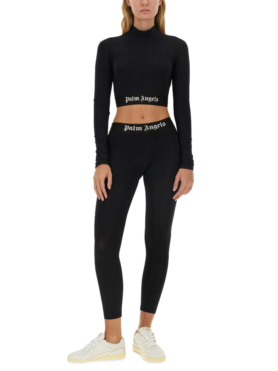 PALM ANGELS TOP CON LOGO