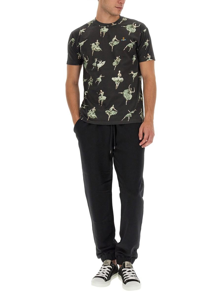 VIVIENNE WESTWOOD PANGTALONE JOGGING IN FELPA DI COTONE
