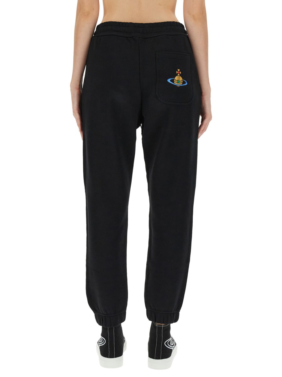 VIVIENNE WESTWOOD PANGTALONE JOGGING IN FELPA DI COTONE