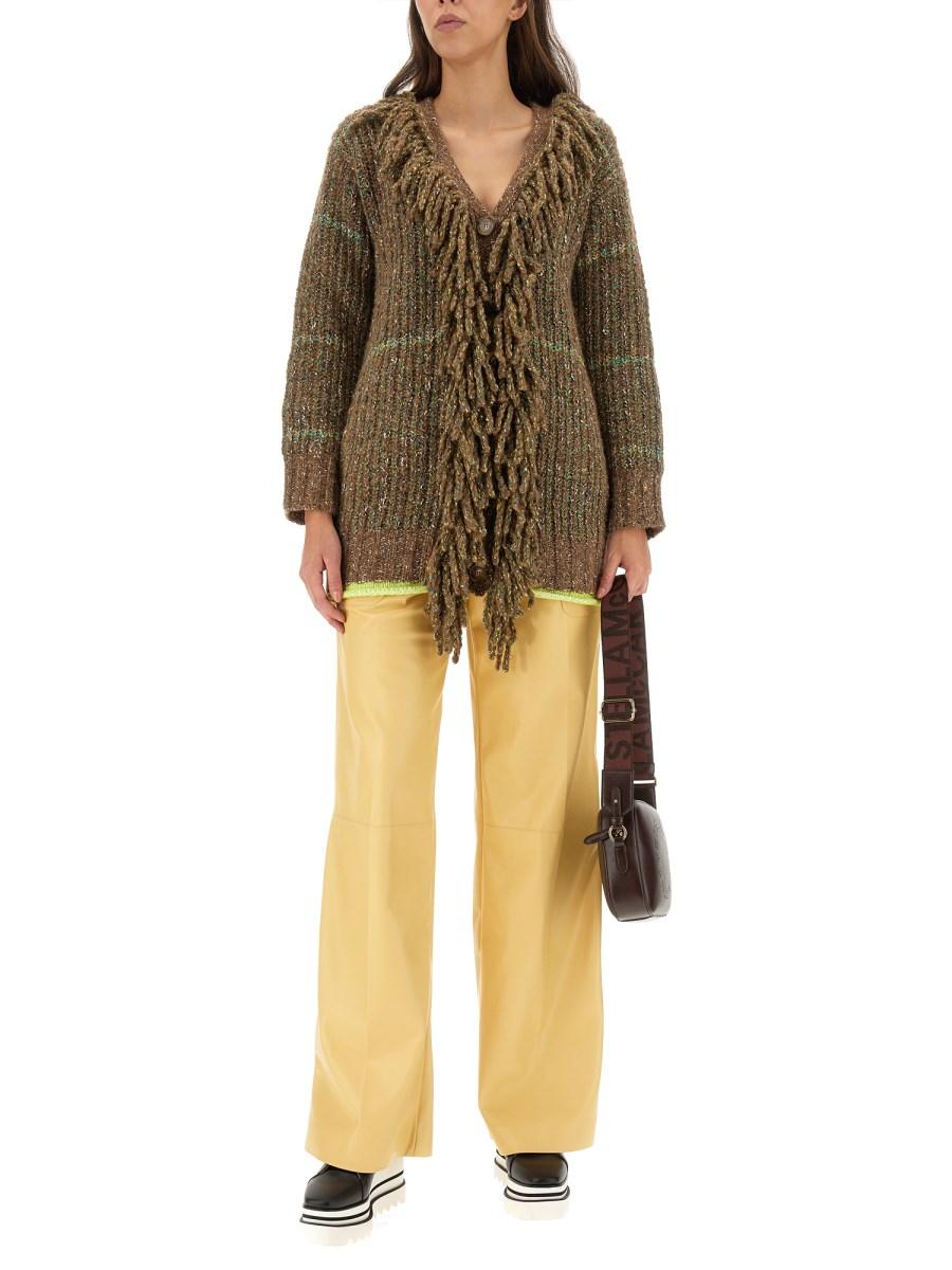STELLA McCARTNEY PANTALONE A GAMBA LARGA IN ALTER MAT