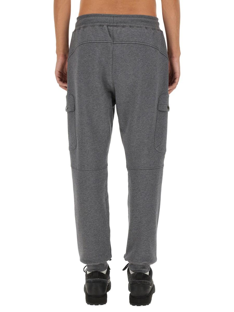 PARAJUMPERS PANTALONE "BLACK STONE" IN FELPA DI COTONE