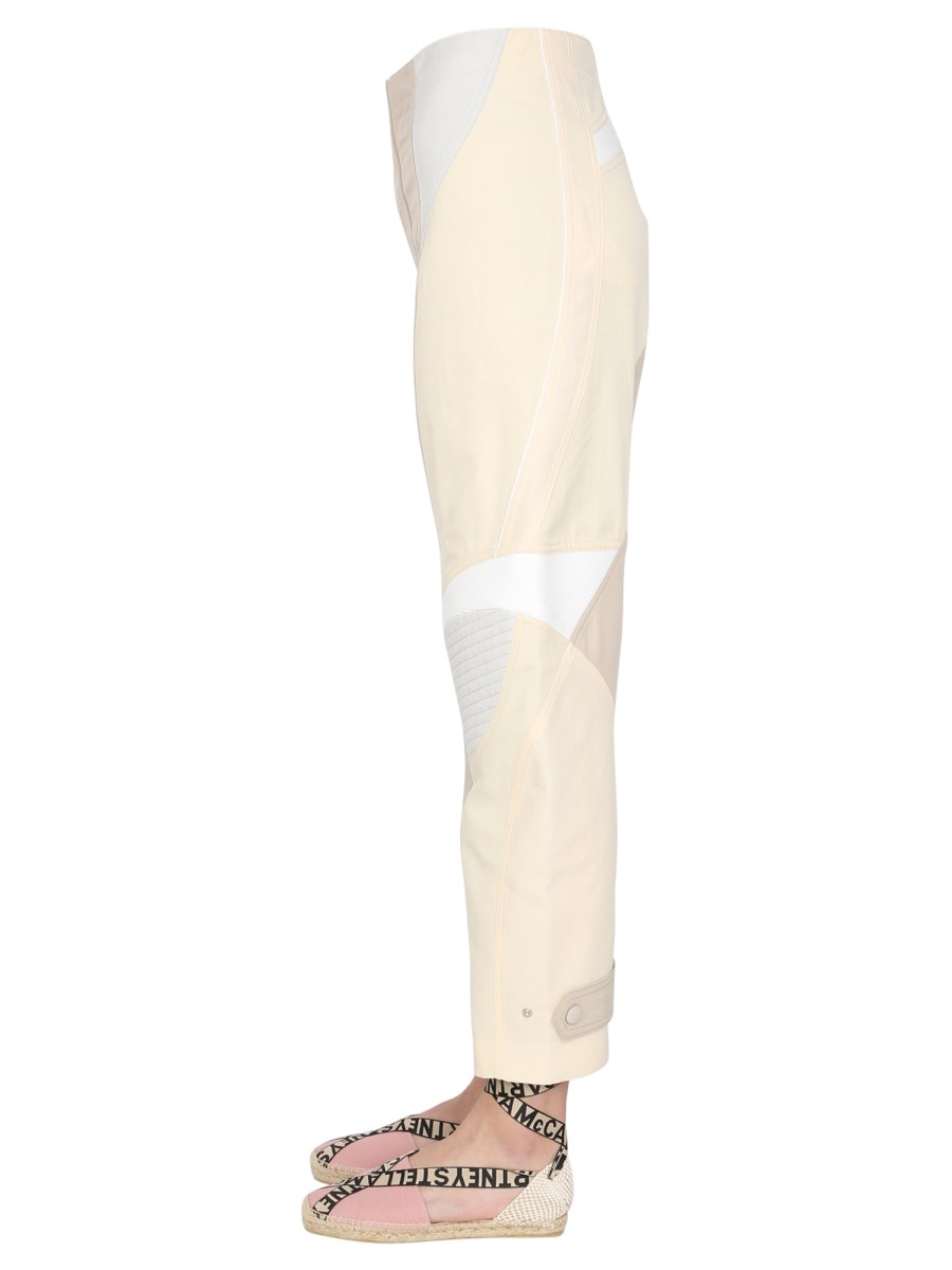 STELLA McCARTNEY PANTALONE BROOKE IN MISTO COTONE MULTICOLOR