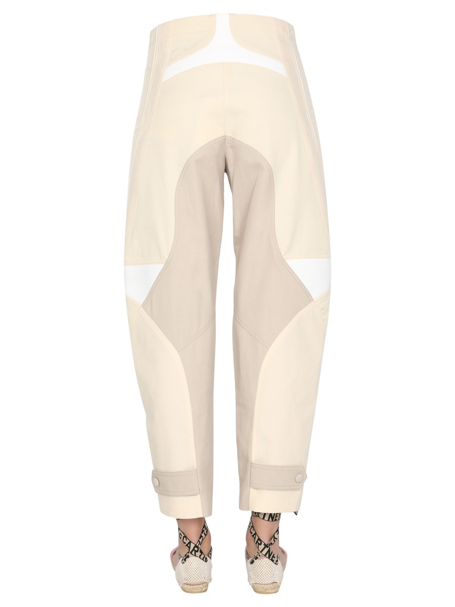 STELLA McCARTNEY PANTALONE BROOKE IN MISTO COTONE MULTICOLOR