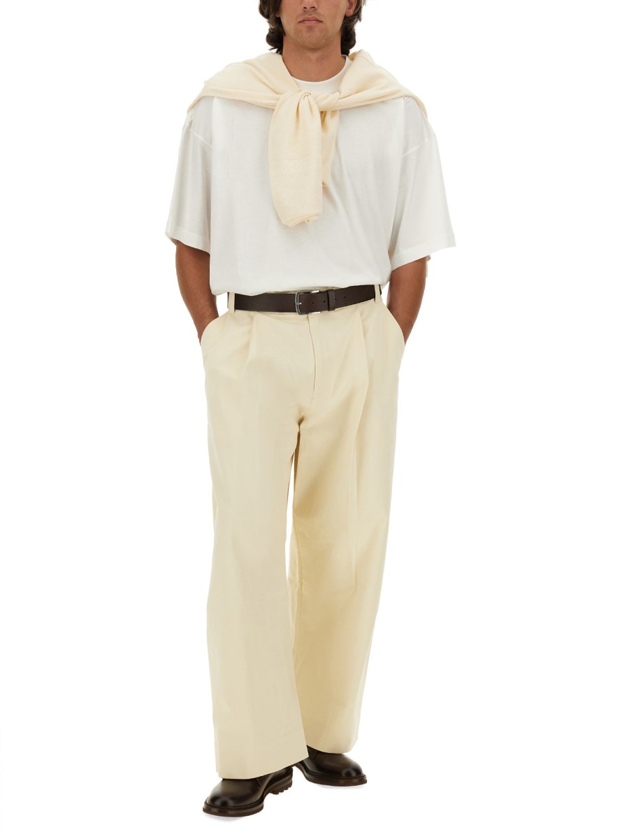 STUDIO NICHOLSON PANTALONE CONTINUITY IN TELA DI COTONE
