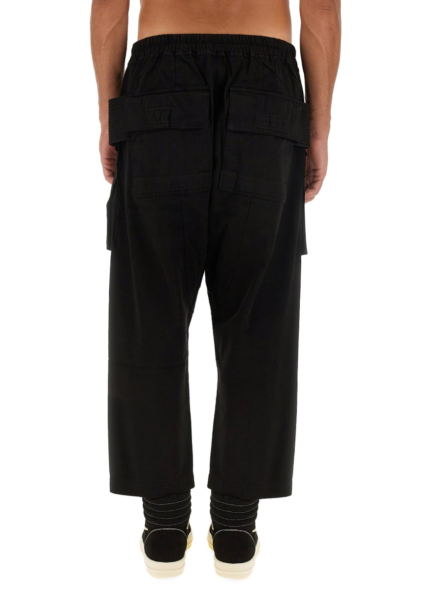 RICK OWENS DRKSHDW PANTALONE CRETCH CARGO IN COTONE