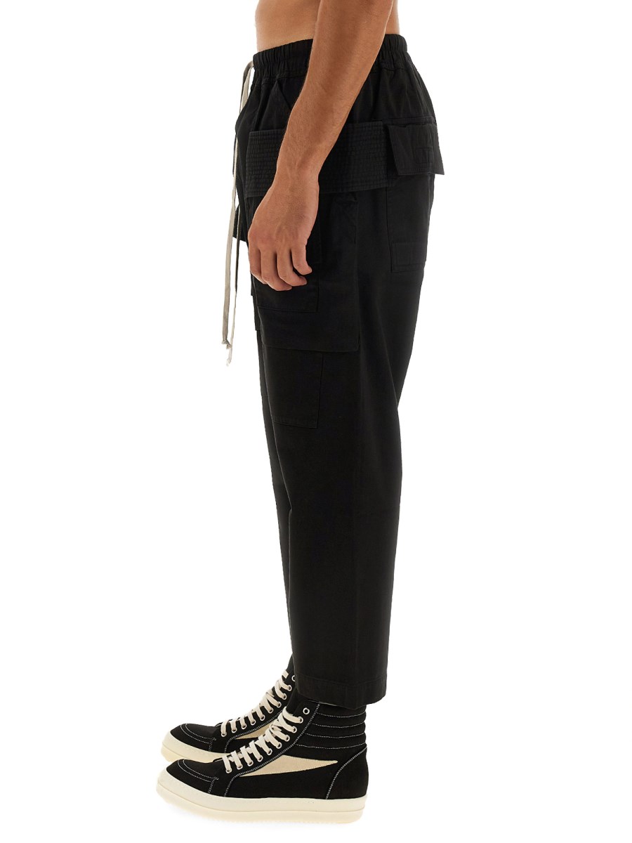 RICK OWENS DRKSHDW PANTALONE CRETCH CARGO IN COTONE