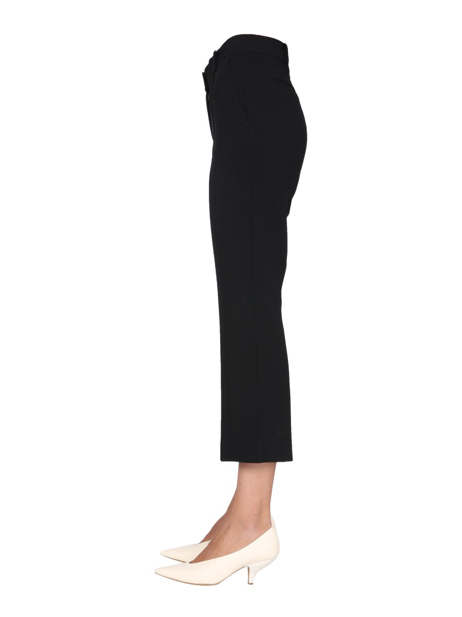 MICHAEL BY MICHAEL KORS PANTALONE CROPPED CON BOTTONE LOGATO