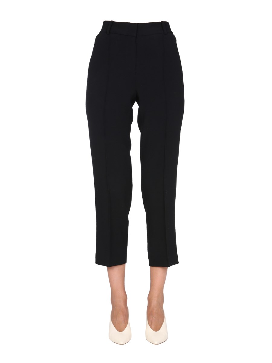 MICHAEL BY MICHAEL KORS PANTALONE CROPPED CON BOTTONE LOGATO