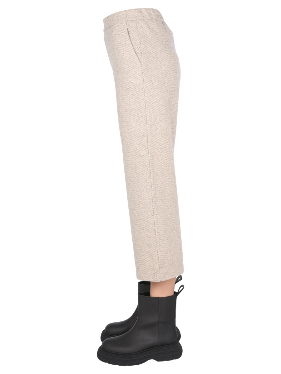 FABIANA FILIPPI PANTALONE CROPPED IN TWEED DI LANA SETA E CASHMERE