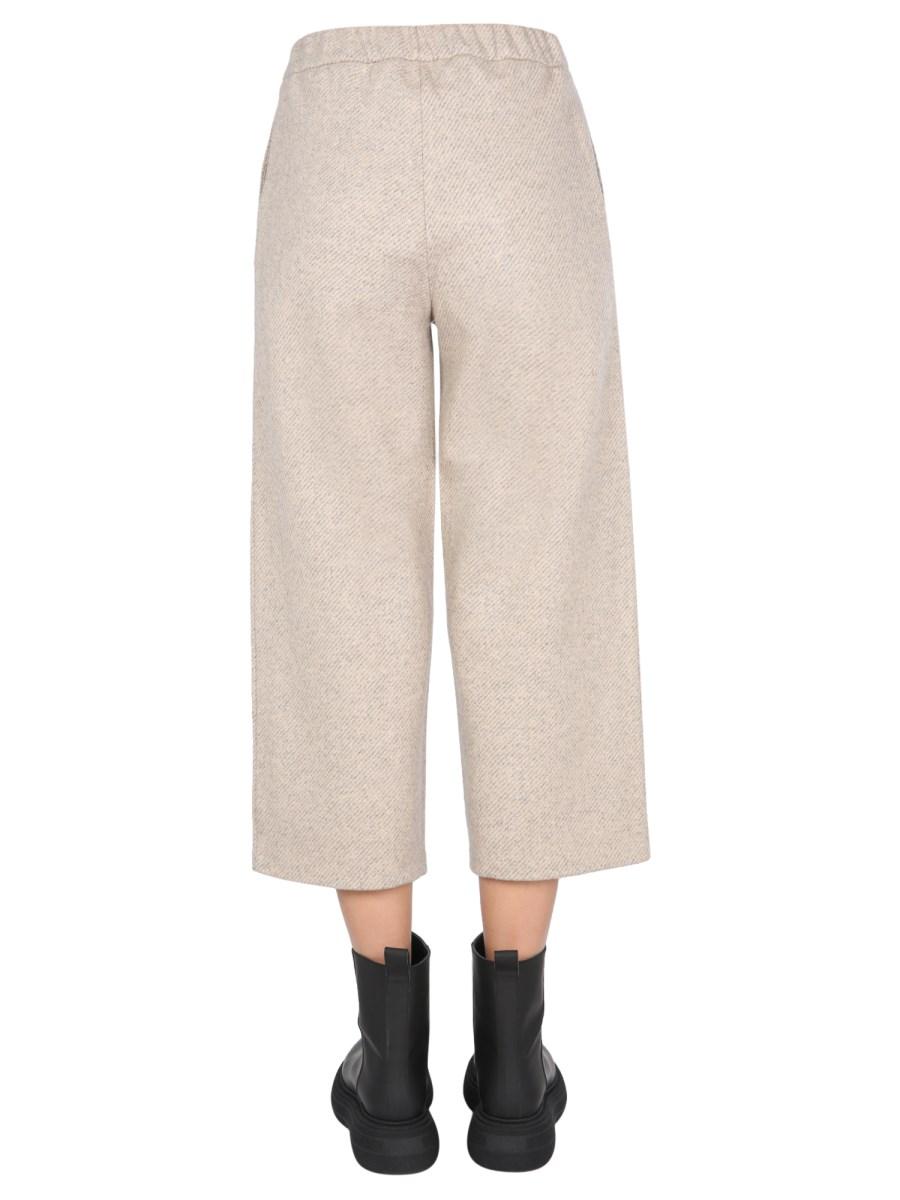 FABIANA FILIPPI PANTALONE CROPPED IN TWEED DI LANA SETA E CASHMERE