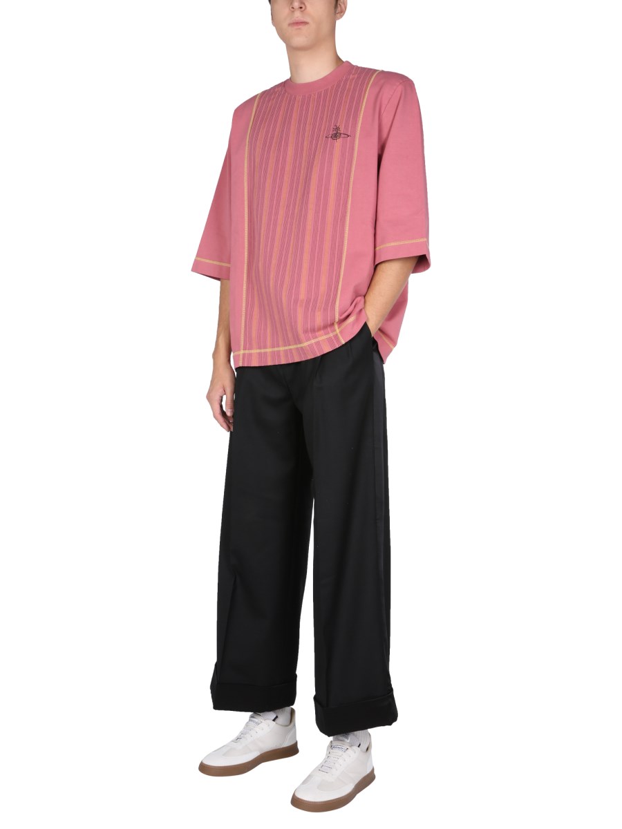 VIVIENNE WESTWOOD PANTALONE "FAISEL" IN LANA VERGINE CON PINCES