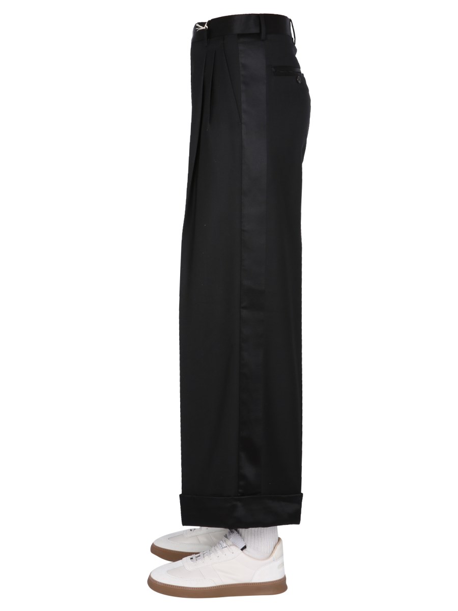 VIVIENNE WESTWOOD PANTALONE "FAISEL" IN LANA VERGINE CON PINCES
