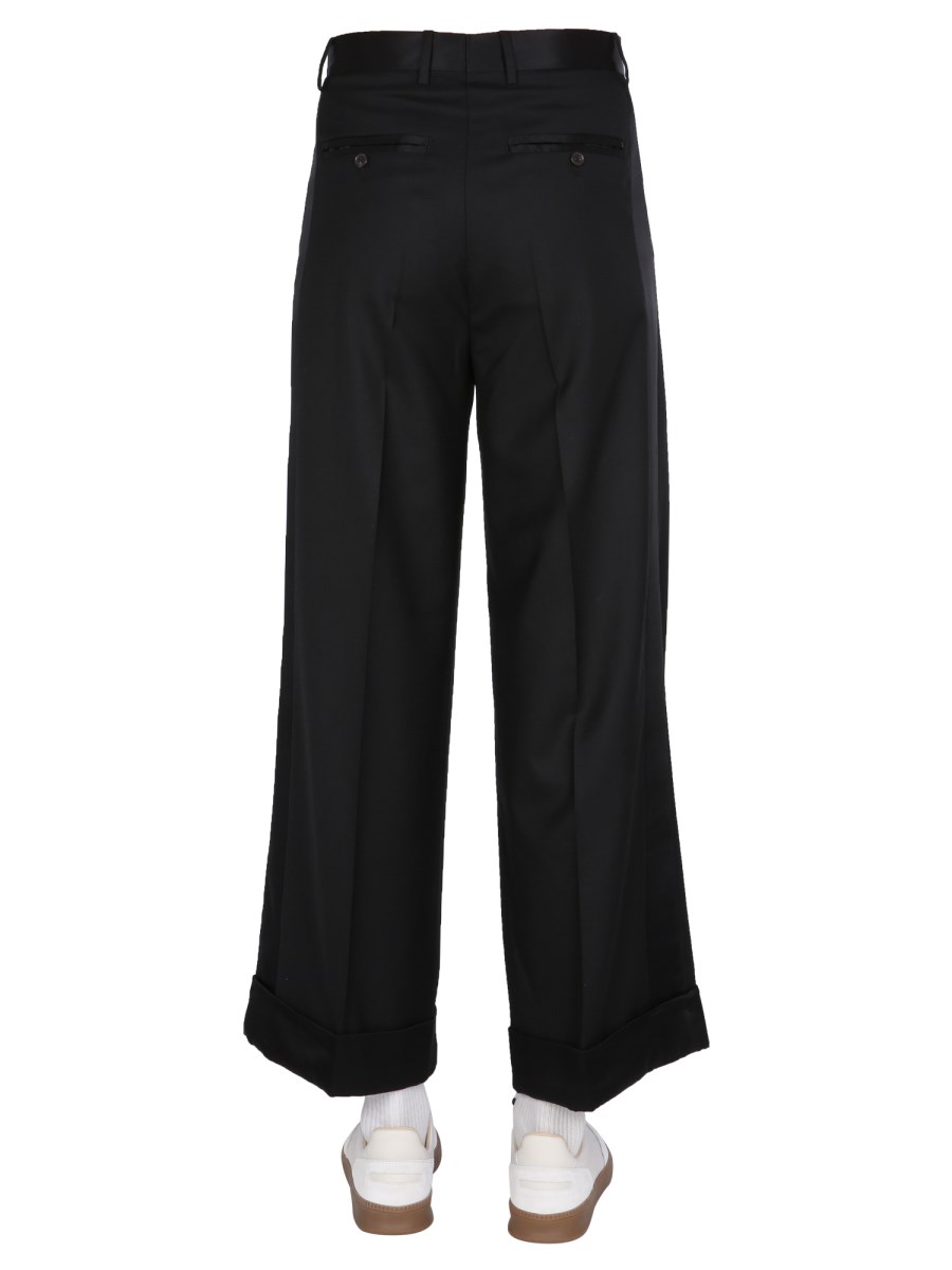 VIVIENNE WESTWOOD PANTALONE "FAISEL" IN LANA VERGINE CON PINCES