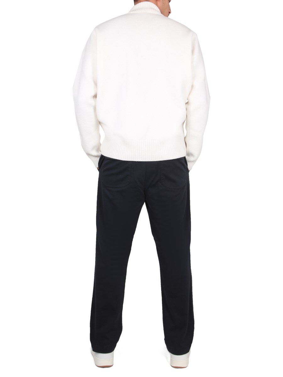 EAST HARBOUR SURPLUS PANTALONE IN COTONE CON ELASTICO