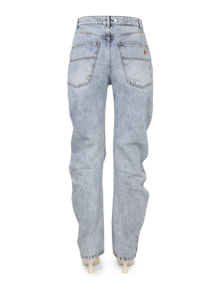 PHILOSOPHY DI LORENZO SERAFINI PANTALONE IN DENIM DI COTONE