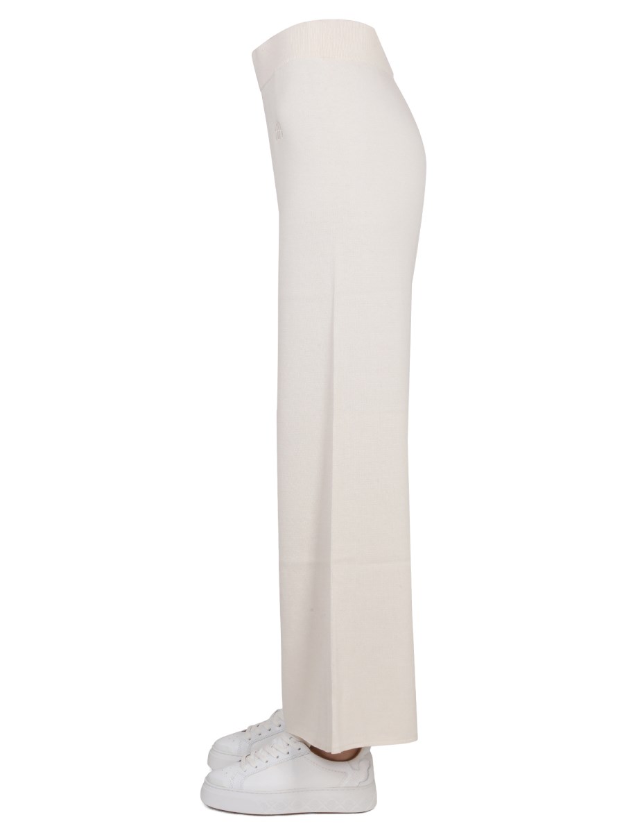 BALLANTYNE PANTALONE IN FELPA VANISÈ CON RICAMO LOGO