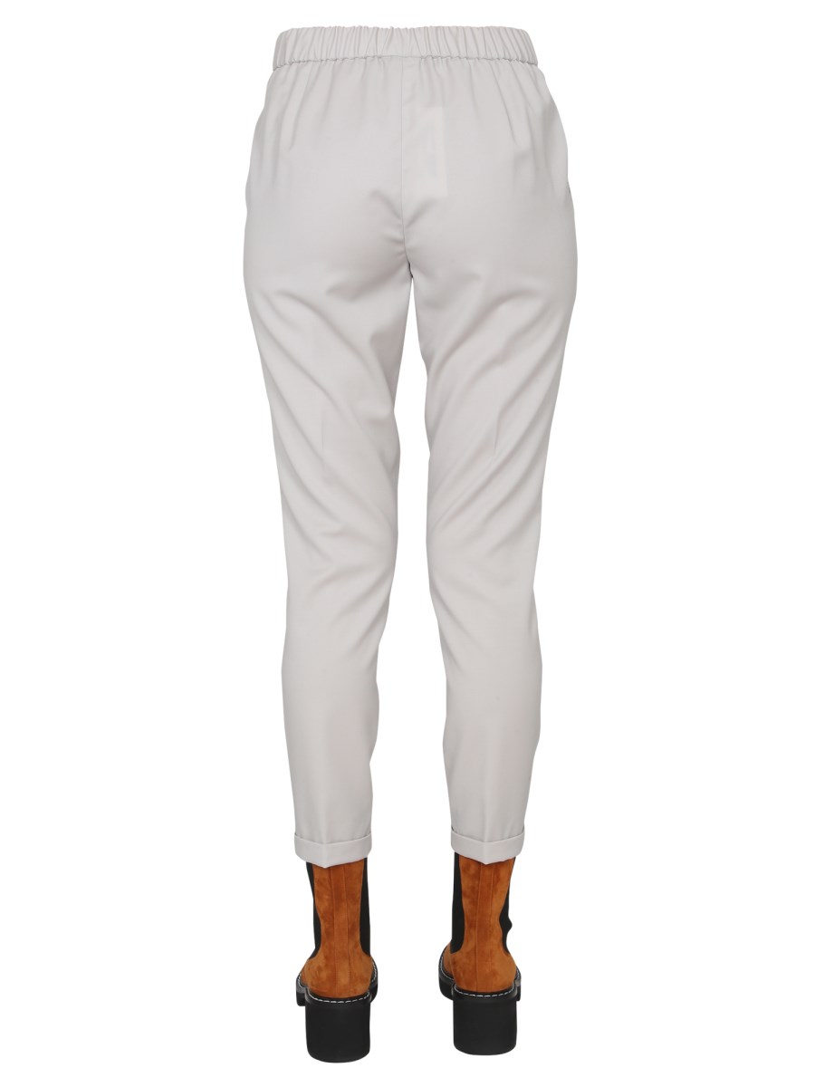 FABIANA FILIPPI PANTALONE IN LANA CON DETTAGLIO BRILLANTE