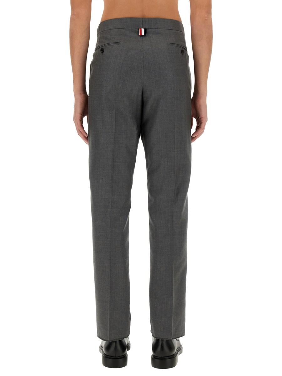 THOM BROWNE PANTALONE IN LANA SUPER 120'S VITA BASSA SKINNY FIT